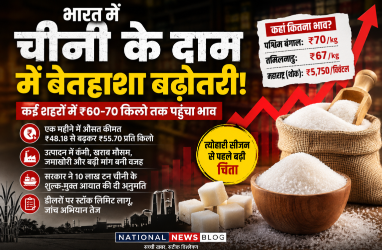 Sugar Price Hike In India: चीनी के दाम में बेतहाशा बढ़ोतरी से देशभर में हड़कंप