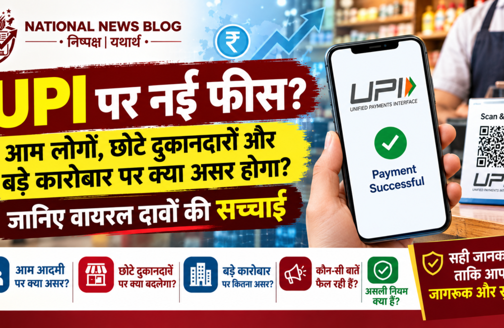 UPI पर नई फीस: आम लोगों, छोटे दुकानदारों और बड़े कारोबार पर क्या होगा असर?